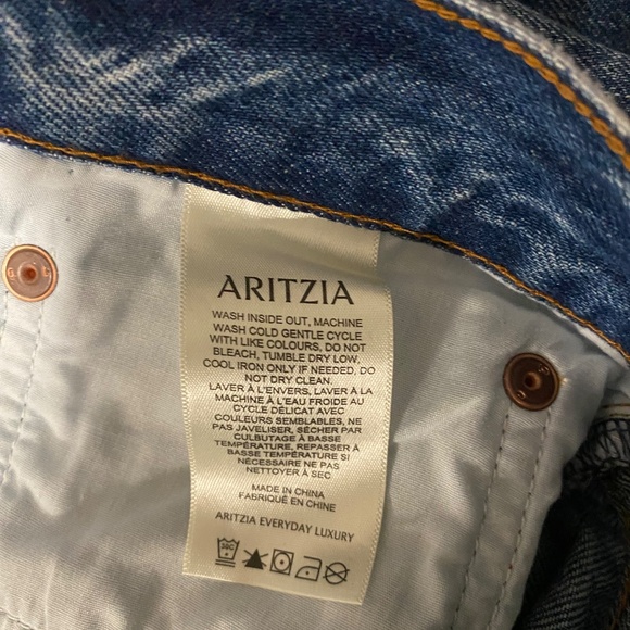 Aritzia Denim Forum Wide Leg Jeans - Picture 5 of 9